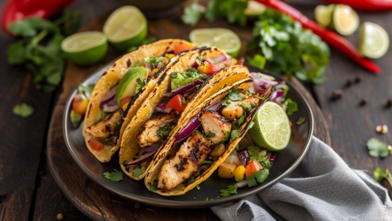 Irresistible Lime Grilled Chicken Tacos