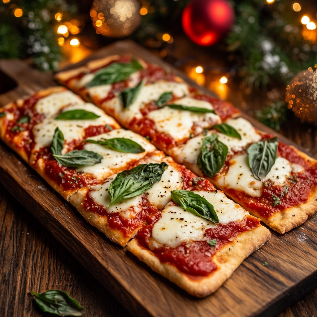 Margherita flatbread