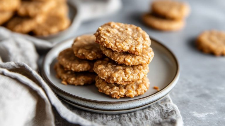 No-Bake Peanut Butter Cookies