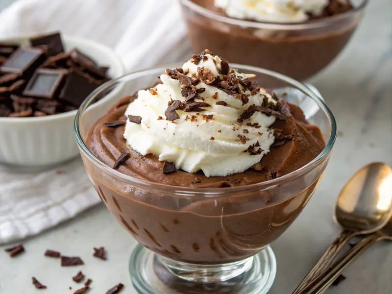 Soy Milk Chocolate Pudding