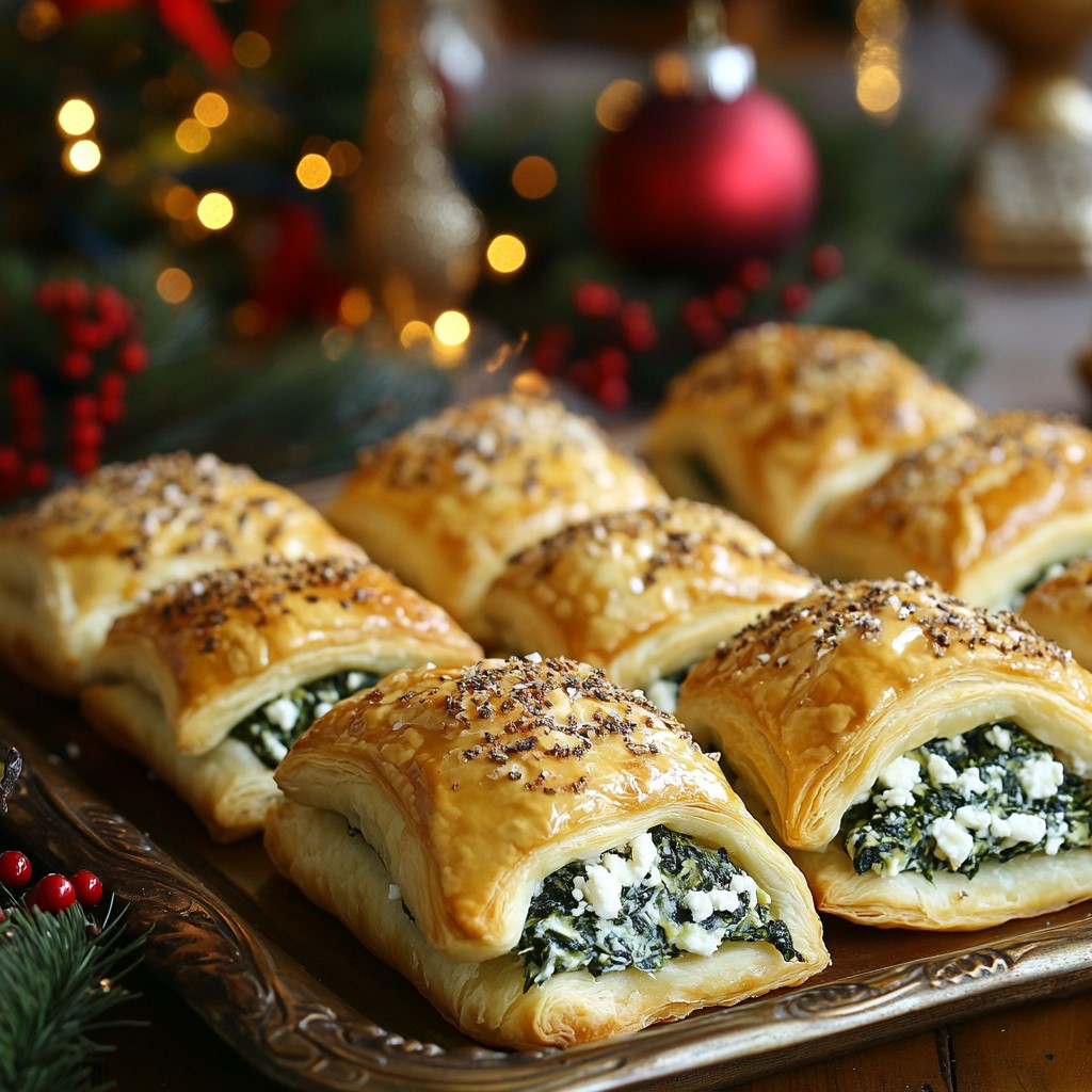 Spinach and Feta Puff Pastries