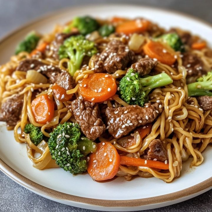 Tasty Beef Lo Mein
