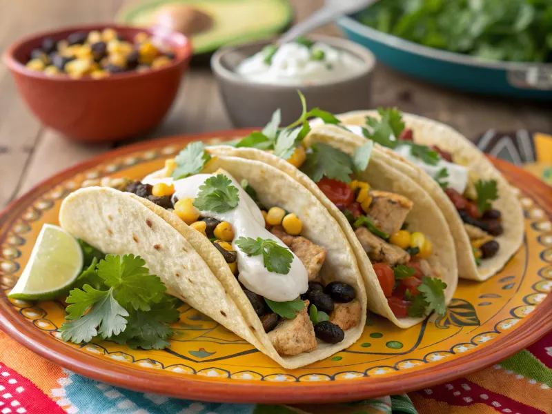 Tofu Sour Cream Tacos