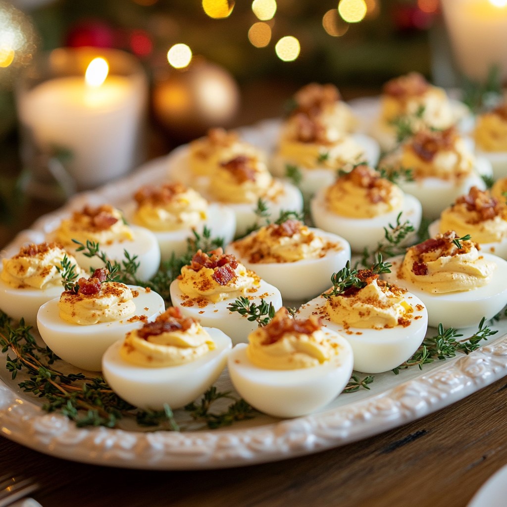 deviled eggs