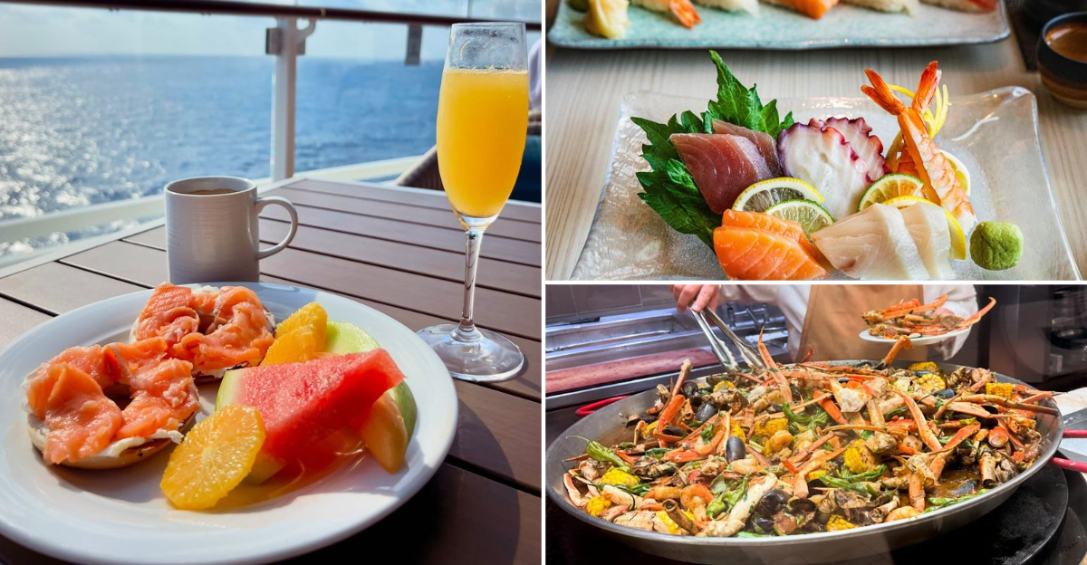 foods at cruise buffet