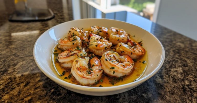 Shrimp On A Plate