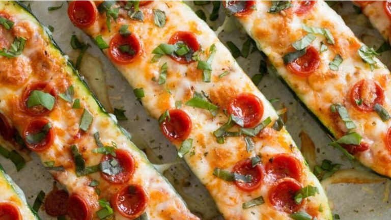 zucchini pizza boats
