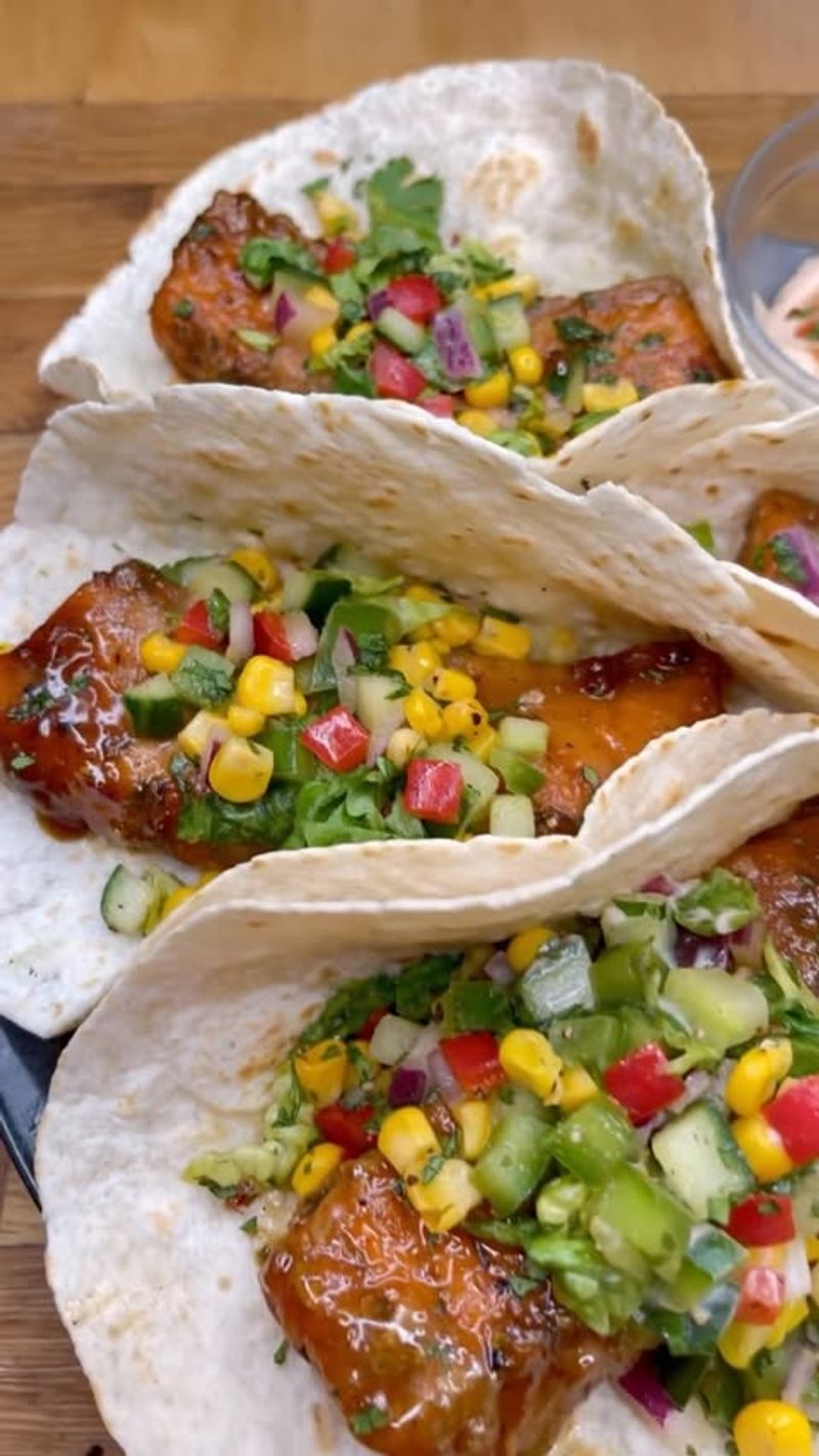 Cornmeal-Crusted Fish Tacos