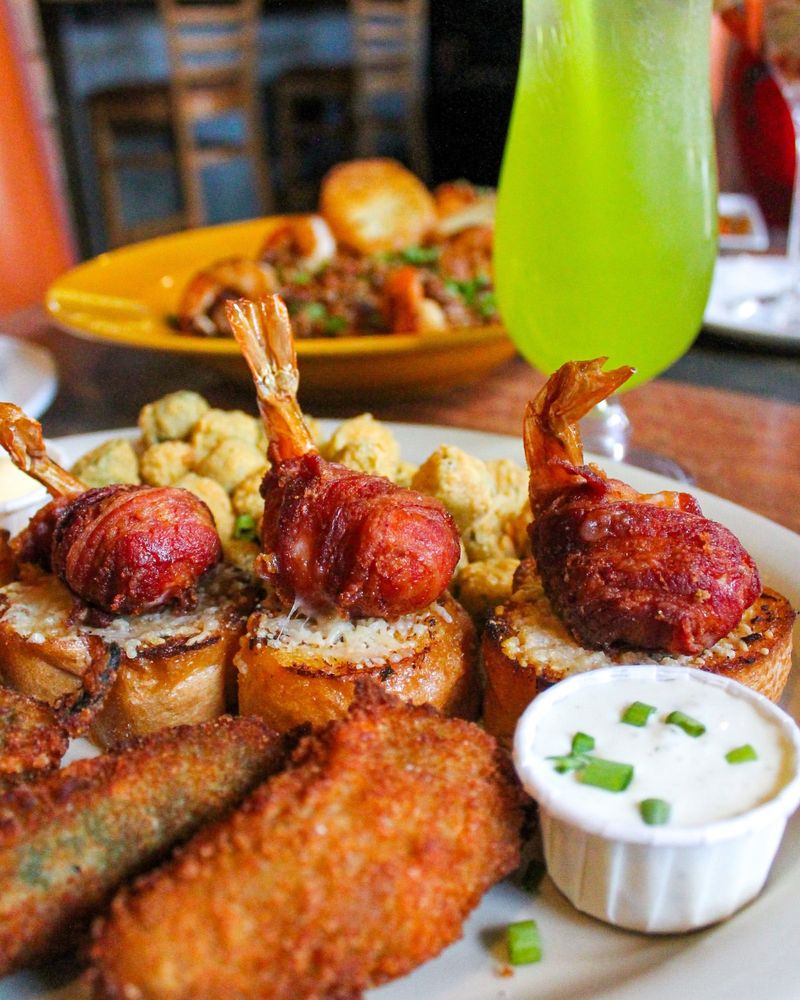 Alabama: Bacon-Wrapped Gulf Shrimp