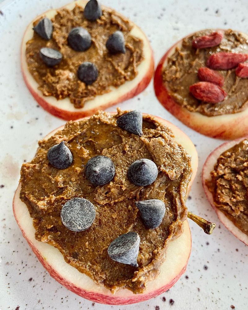 Almond Butter Apple Slices