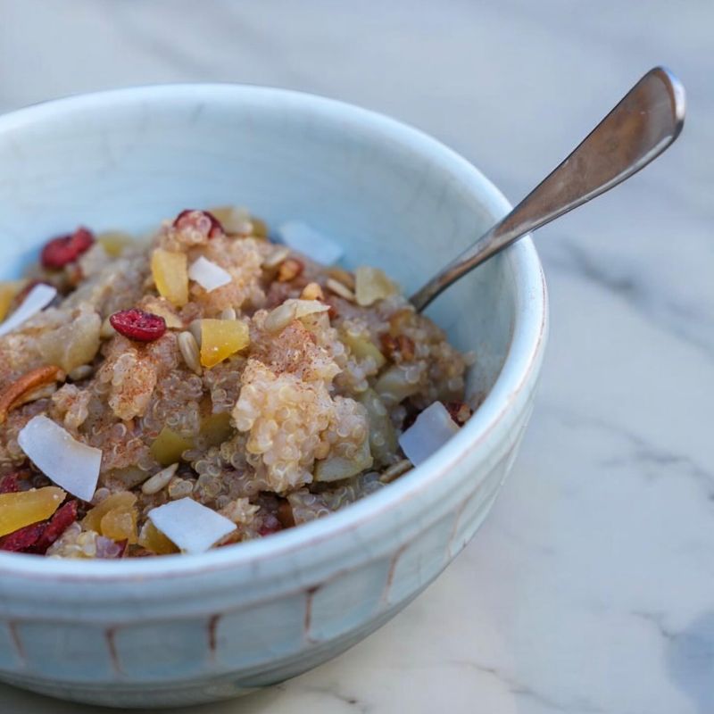 Apple Cinnamon Quinoa Bowl
