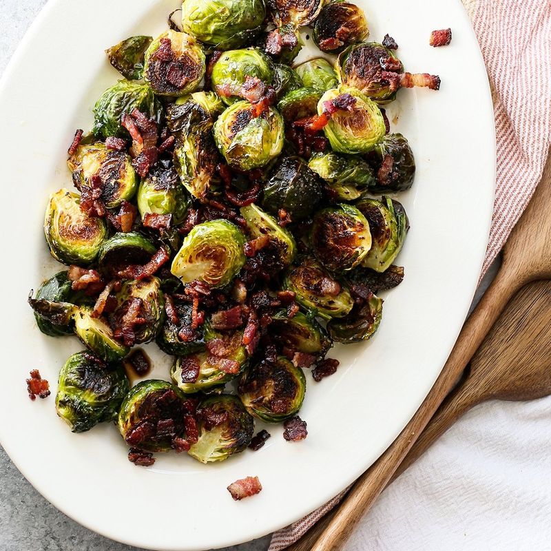 Balsamic Glazed Brussels Sprouts