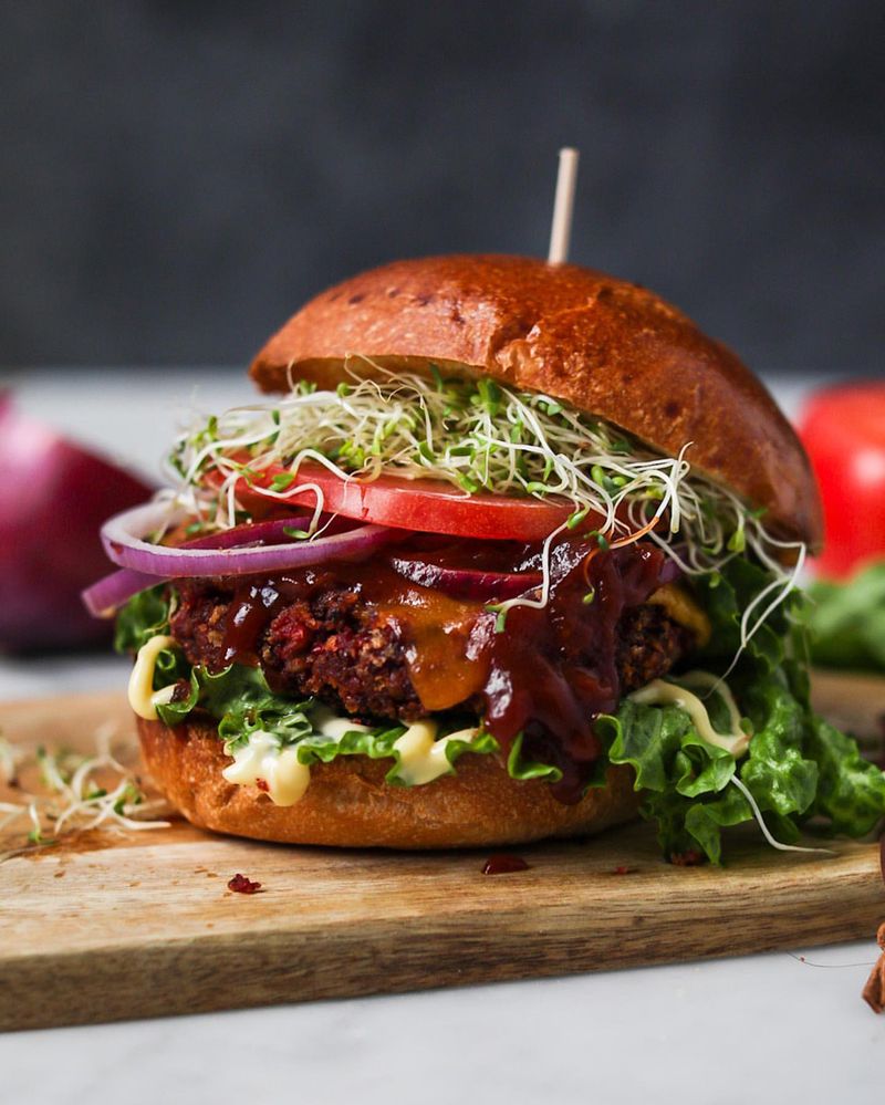 Bean and Veggie Burger