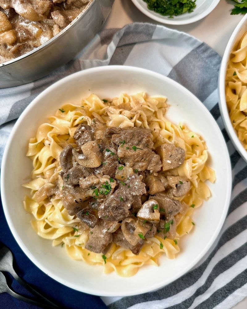 Beef Stroganoff