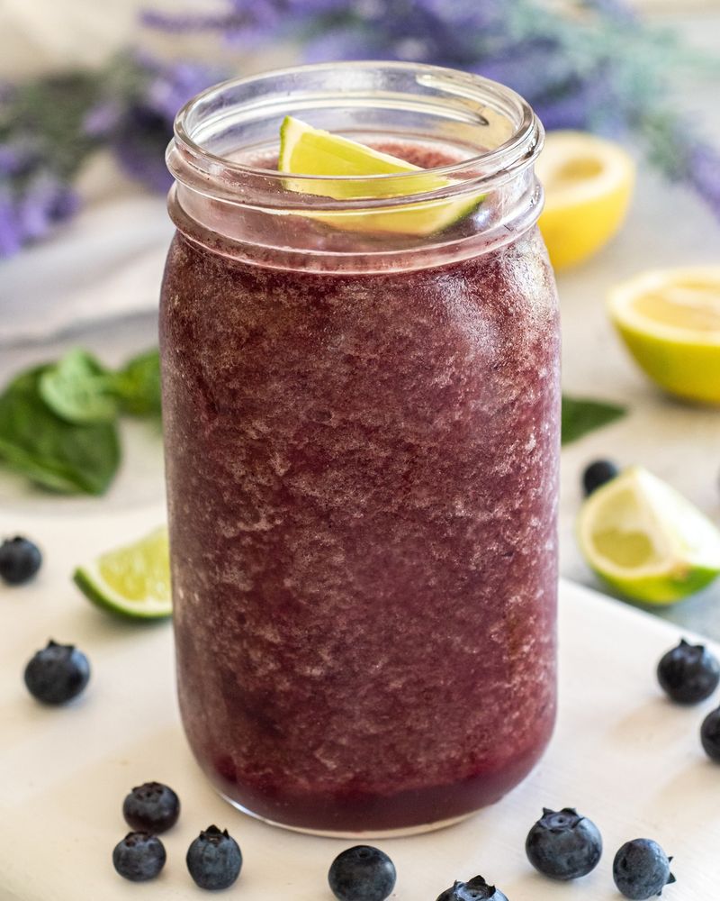 Berry Basil Infused Water