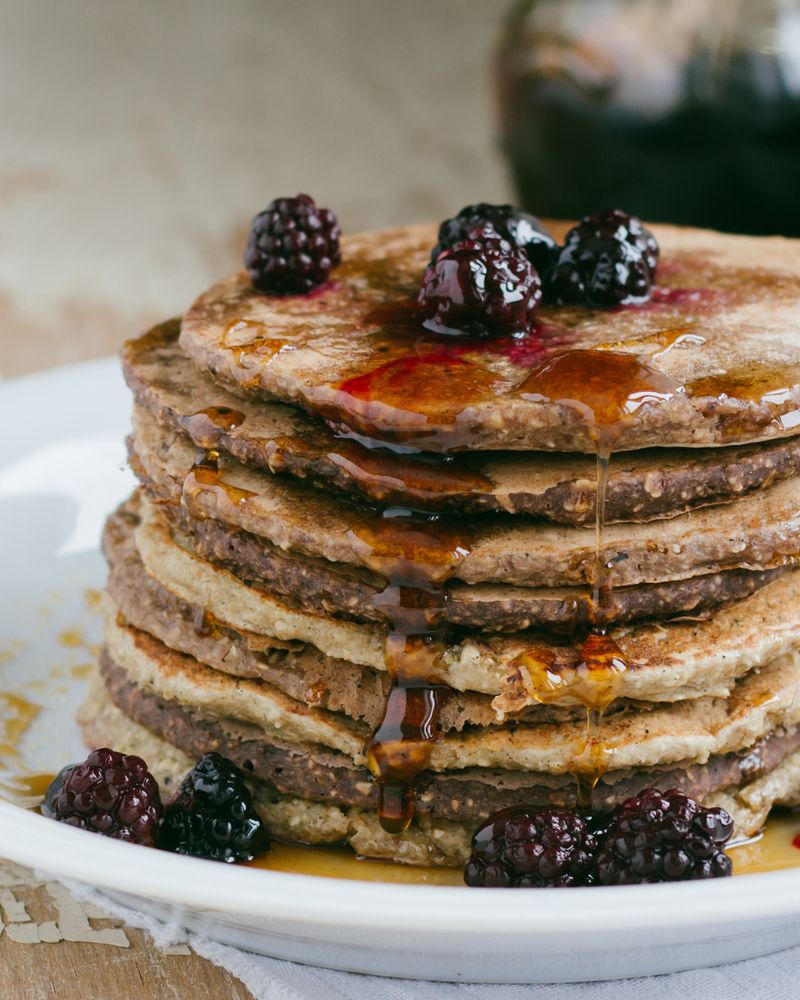 Berry Buckwheat Pancakes