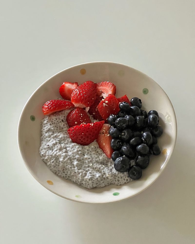 Berry Coconut Chia Pudding