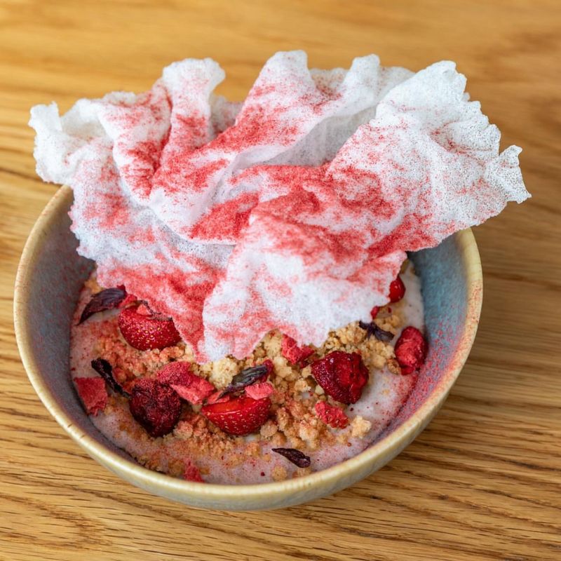 Berry Coconut Rice Pudding