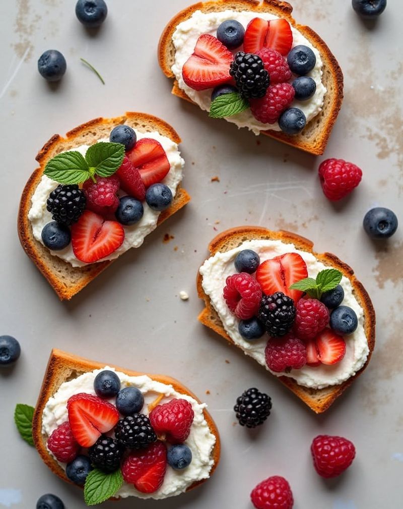 Berry Ricotta Toast