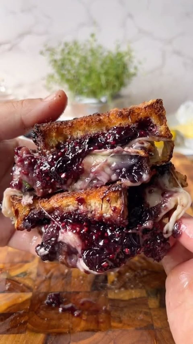 Berry-Rosemary Grilled Cheese