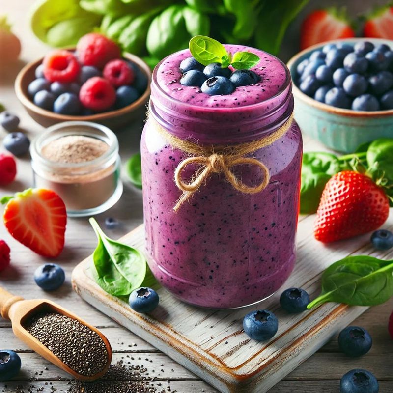 Berry Spinach Smoothie
