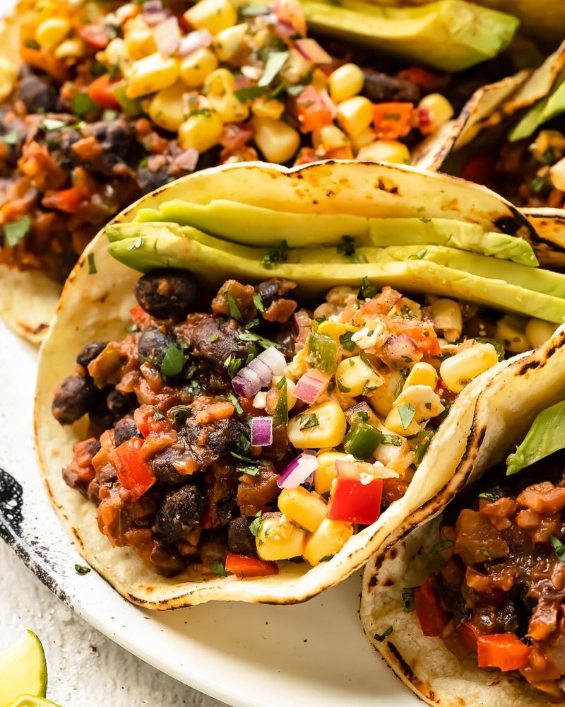 Black Bean and Corn Tacos