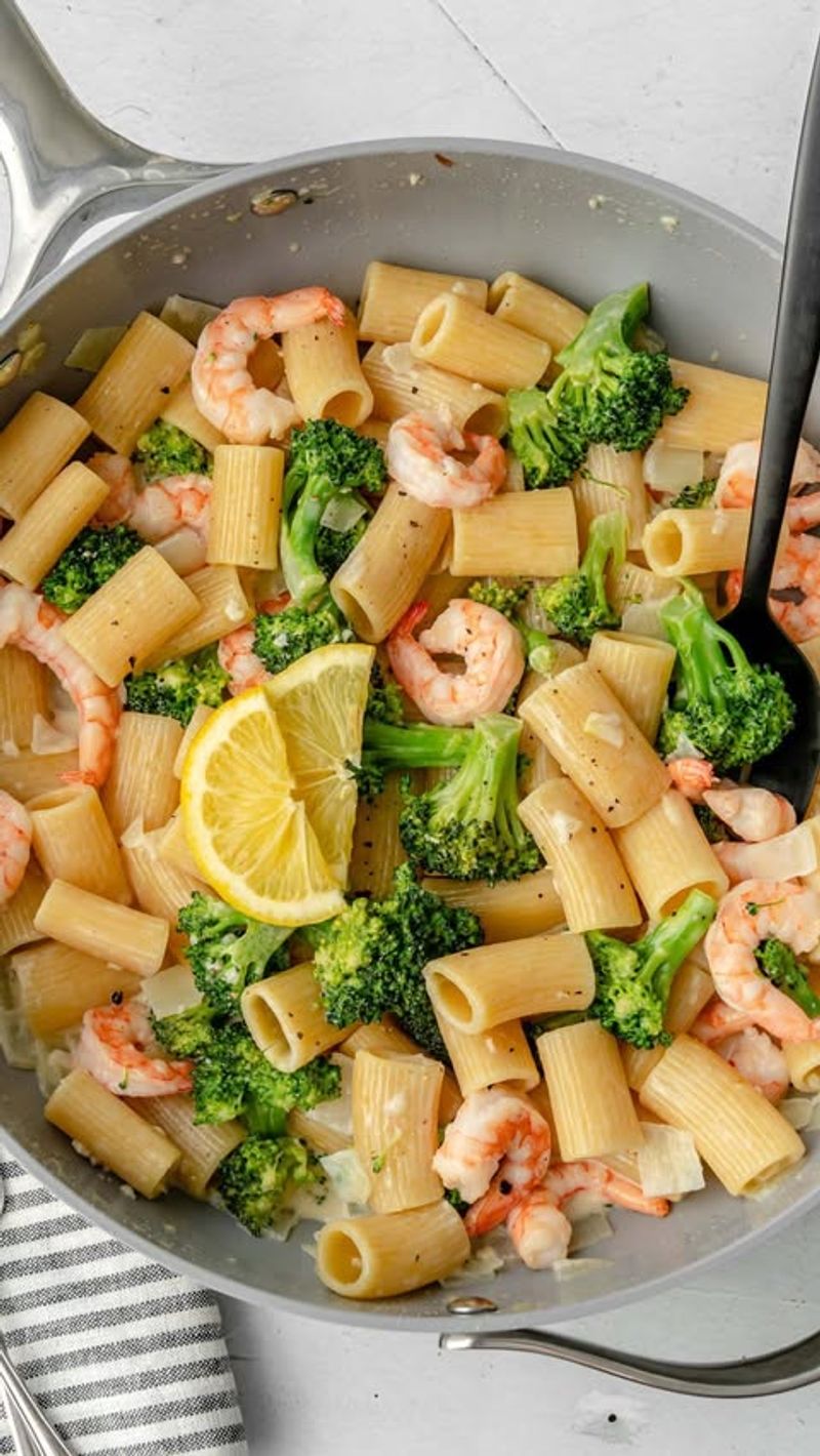 Broccoli and Shrimp Pasta