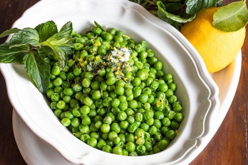 Buttery Peas with Mint