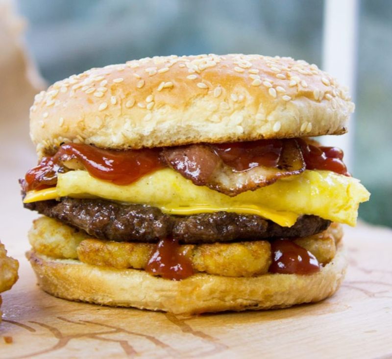 Carl's Jr. Breakfast Burger