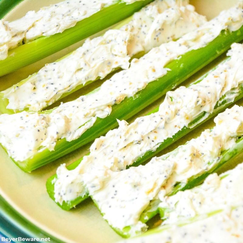 Celery Sticks with Cream Cheese