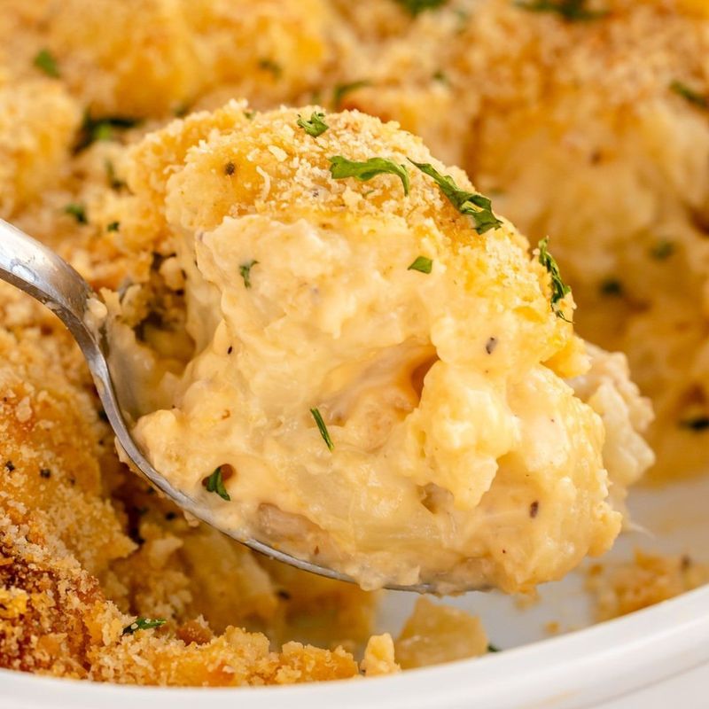 Cheesy Cauliflower Gratin