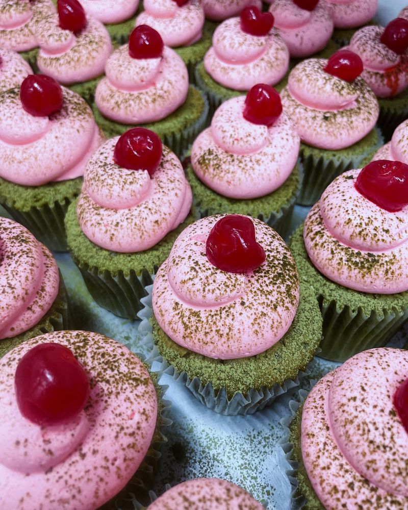 Cherry Blossom Cupcakes
