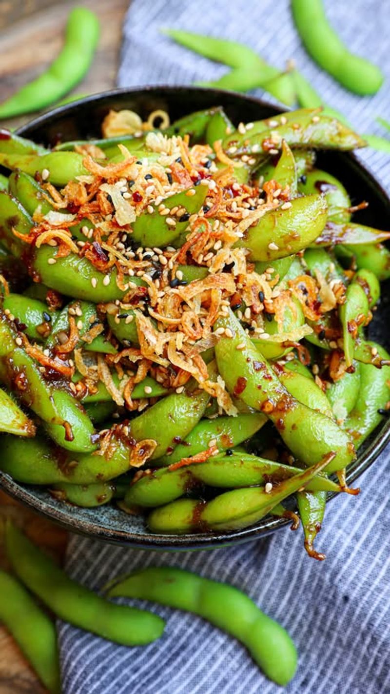 Chili Garlic Edamame