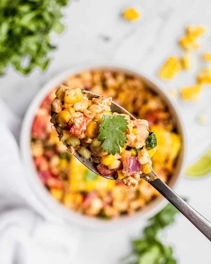 Chili Lime Corn Salad