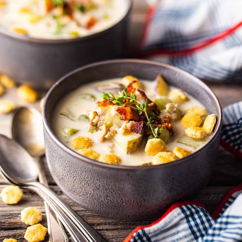 Classic New England Clam Chowder
