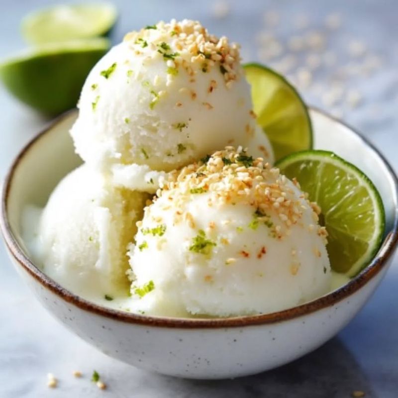 Coconut Lime Sorbet