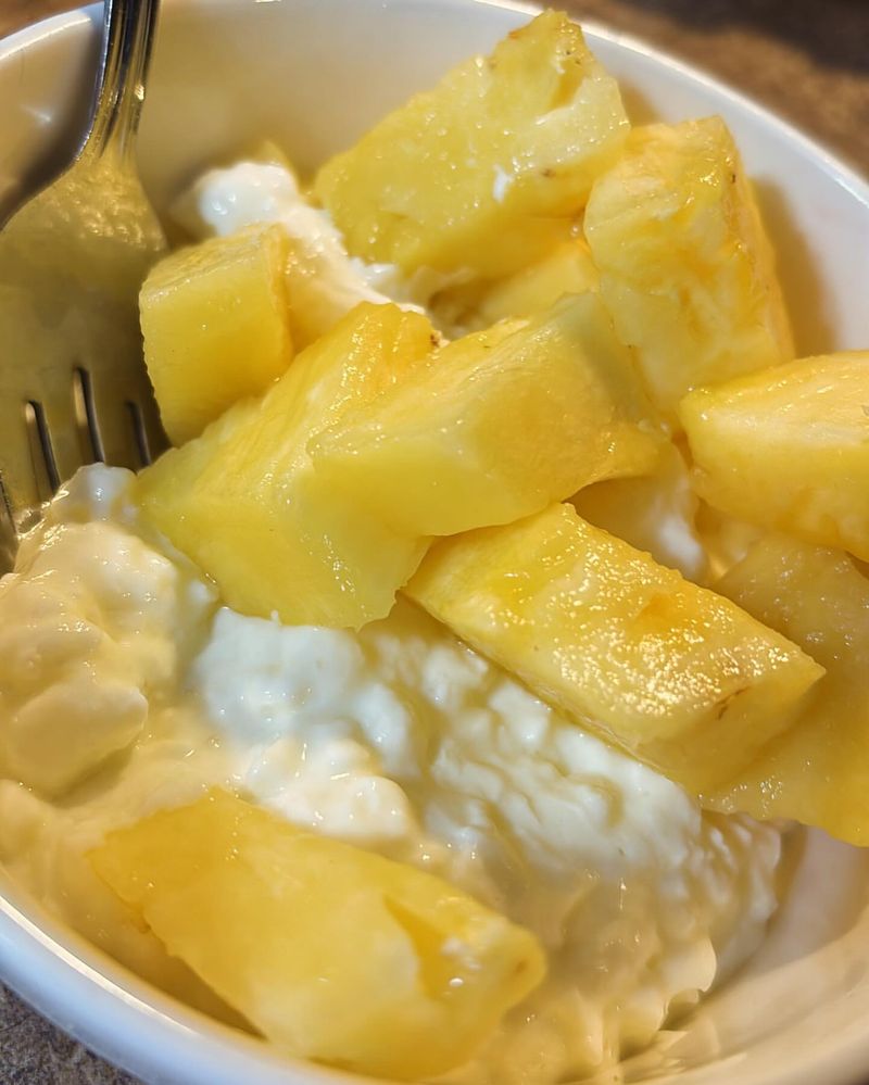 Cottage Cheese with Pineapple