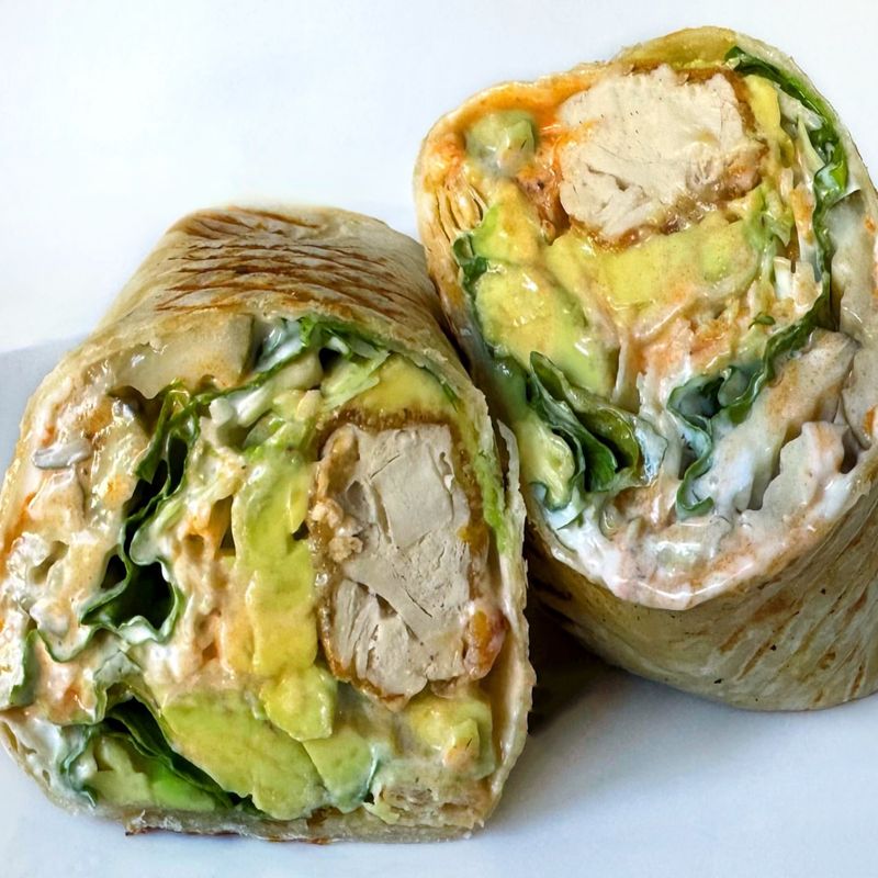 Crispy Chickpea and Avocado Wraps