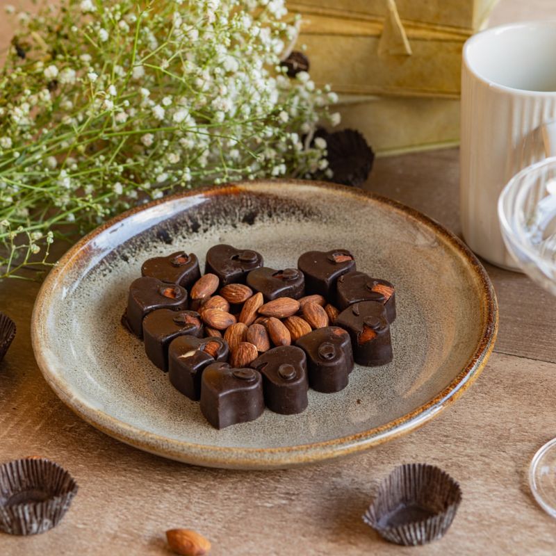 Dark Chocolate and Almonds