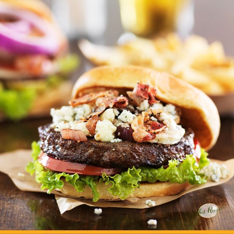Delaware: Bacon Blue Cheese Burger