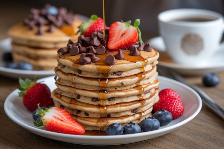 Fluffy Chocolate Chip Pancakes Recipe