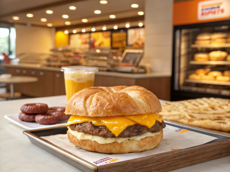 Dunkin' Donuts Sausage, Egg & Cheese Sandwich