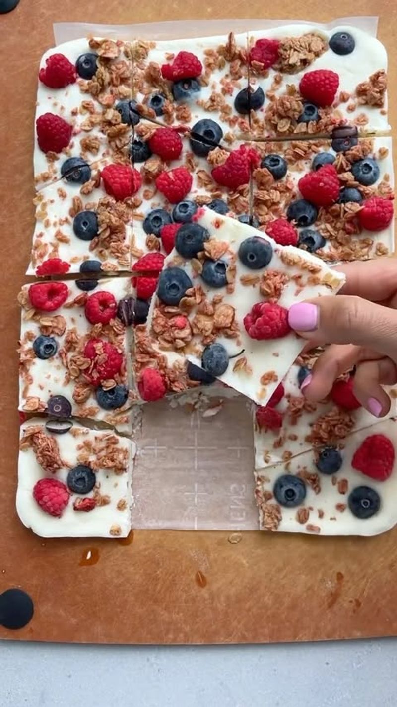 Frozen Berry Yogurt Bark