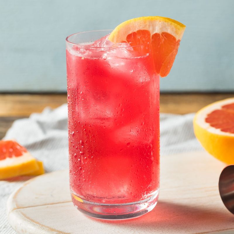 Fruit Drinks with Red Hues