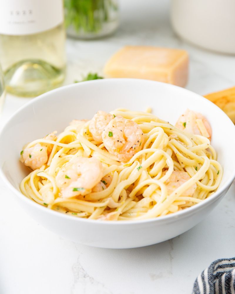Garlic Shrimp Pasta