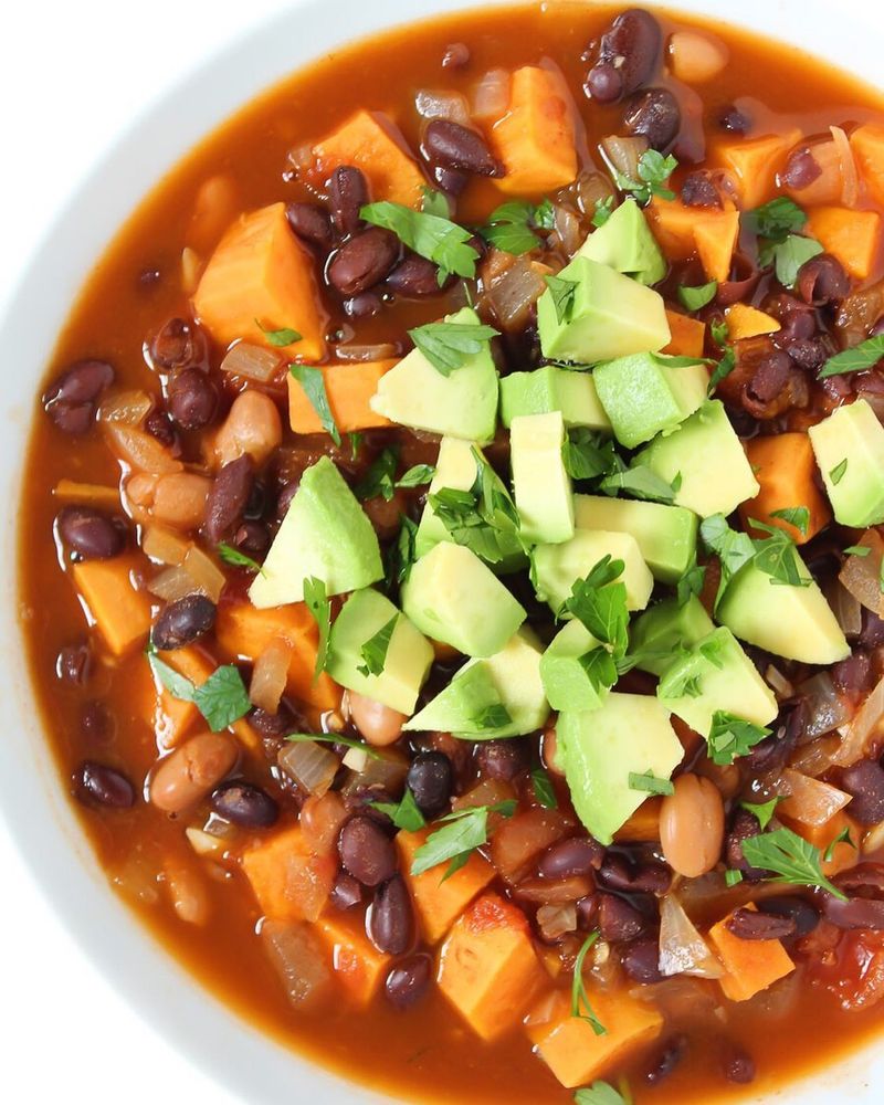 Sweet Potato Black Bean Chili
