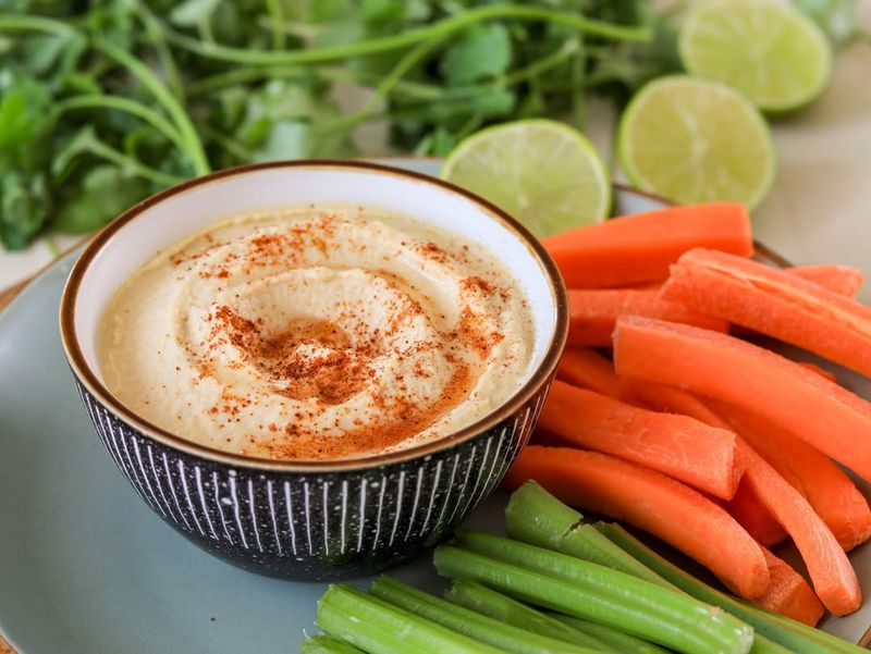 Hummus and Carrot Sticks