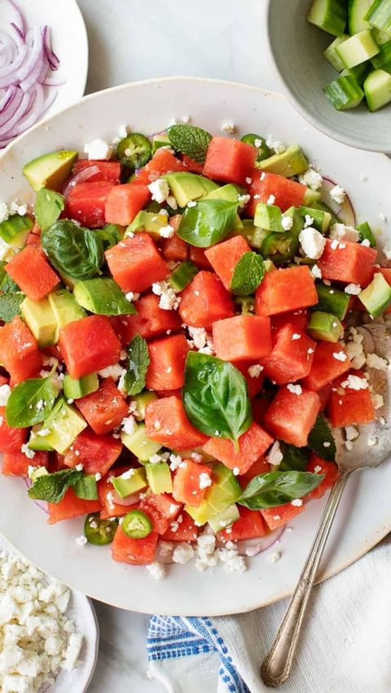 Watermelon Mint Salad