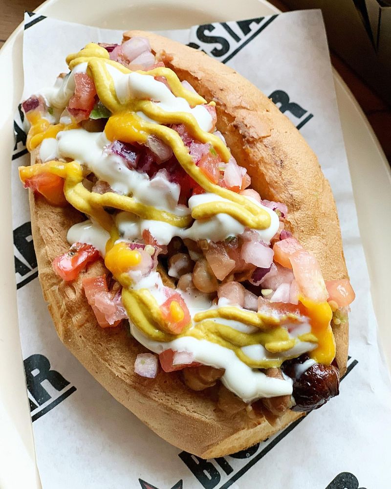Illinois: Bacon-Wrapped Chicago Hot Dog