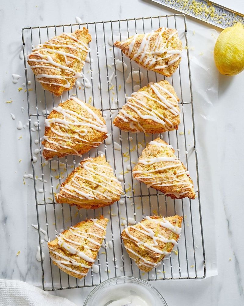 Lemon Drizzle Scones